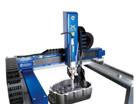 在線式“ΩX”系列<br>同級(jí)別最高±0.005mm重復(fù)定位精度，可實(shí)現(xiàn)三維校正、3D測(cè)高功能的機(jī)械臂